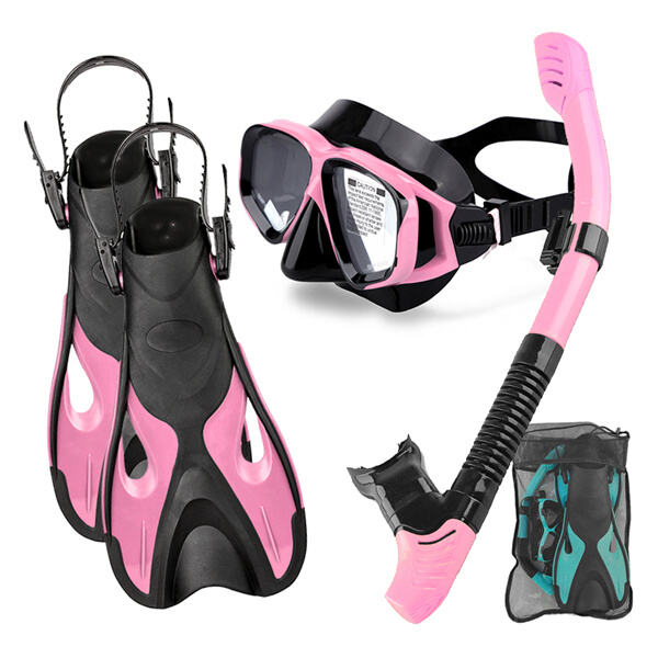 Stay comfortable and safe underwater with a reliable scuba mask and fins combo.