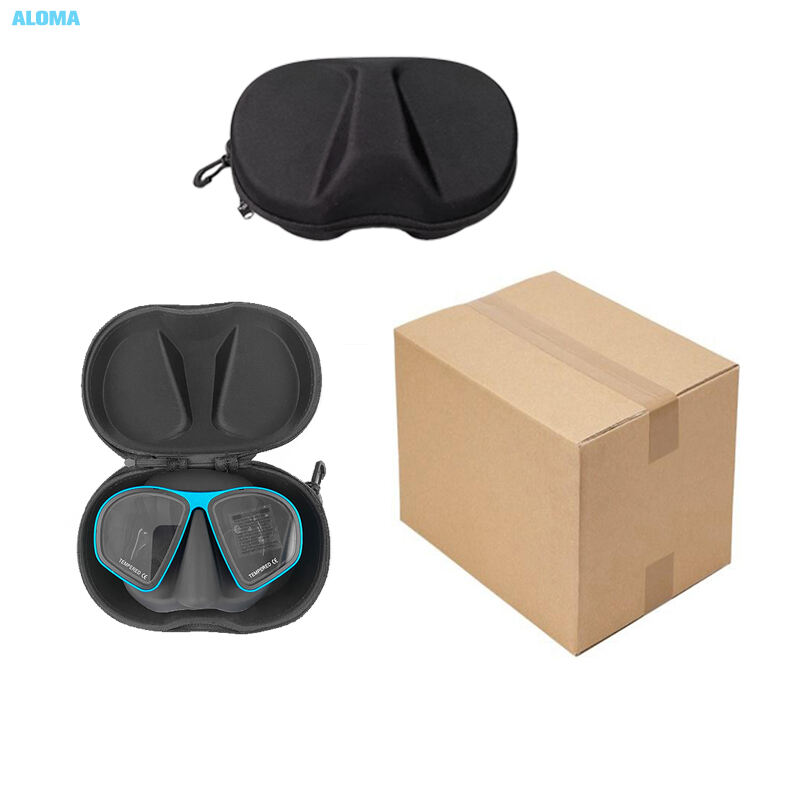 Aloma Professional Aluminium alloy frame Low volume snorkeling diving gear silicone freediving mask manufacture