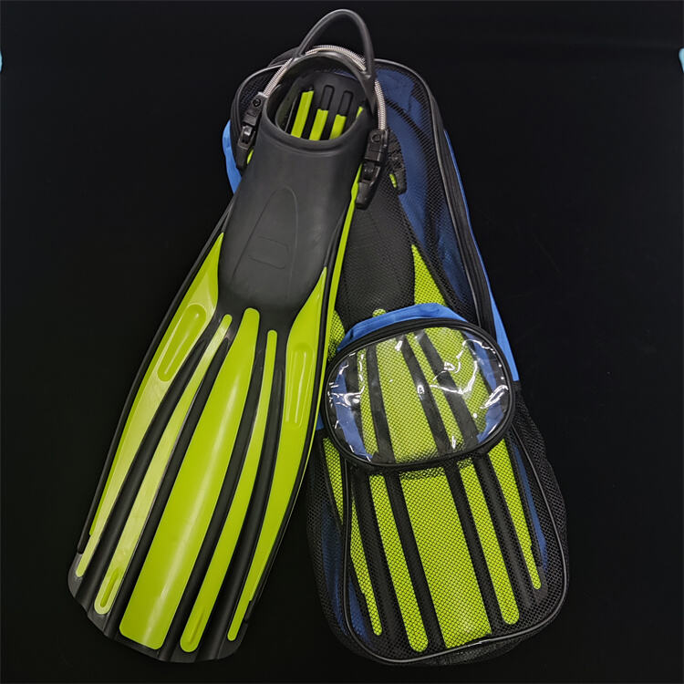 Aloma Custom Colourful new arrival professional diver free diving TPR profesional diving long Fins for Adults manufacture