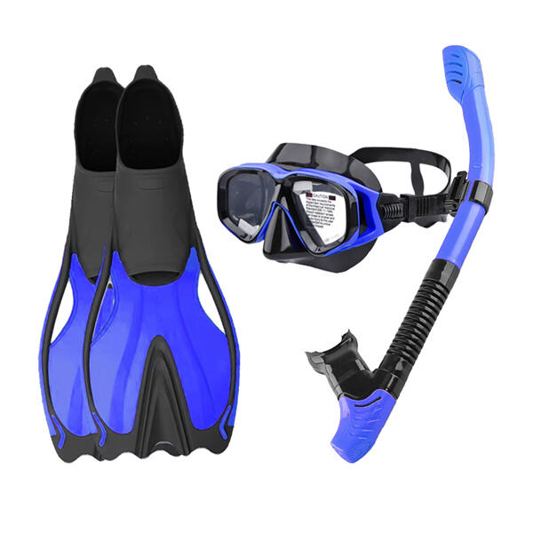 Discover the wonders of the ocean with mask snorkel and fins