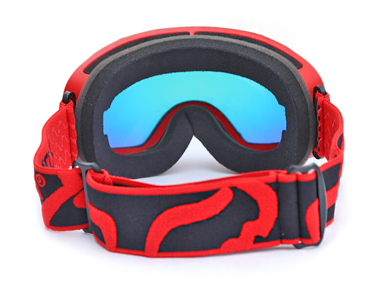 anti fog UV stop mirror coating 2 layers Lens elastic band strap winter sports ski racing snow goggles for kids supplier