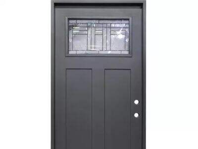 Fiberglass doors are a popular choice among homeowners and builders.