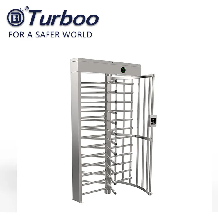 Full Height Turnstiles with 304 Steel and Fingerprint Technology