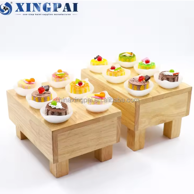 Xingpai's Natural Wood Buffet Risers: Elevate Your Spread