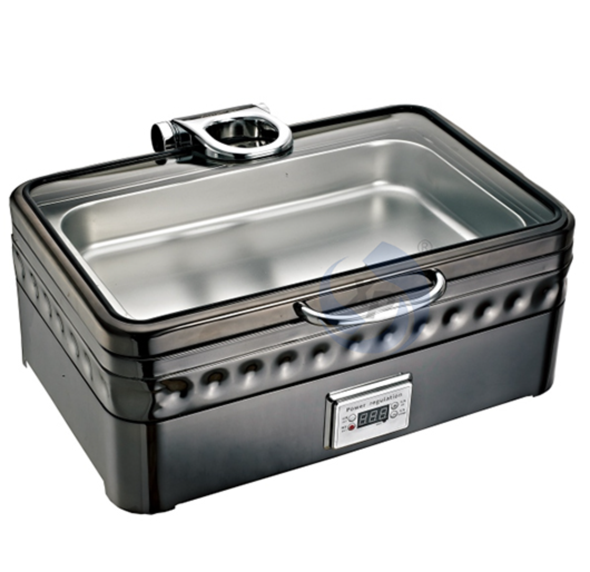 XINGPAI Catering Equipment ​304 Stainless Steel Chaffers Chafing Dish Luxury Black Chaffing Dish Food Warmer Set