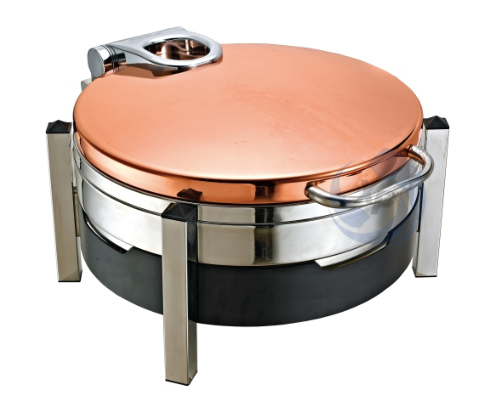 XINGPAI Buffet Equipment Hydraulic Round Chafing Dish 304 Stainless Steel Chaffing Dish