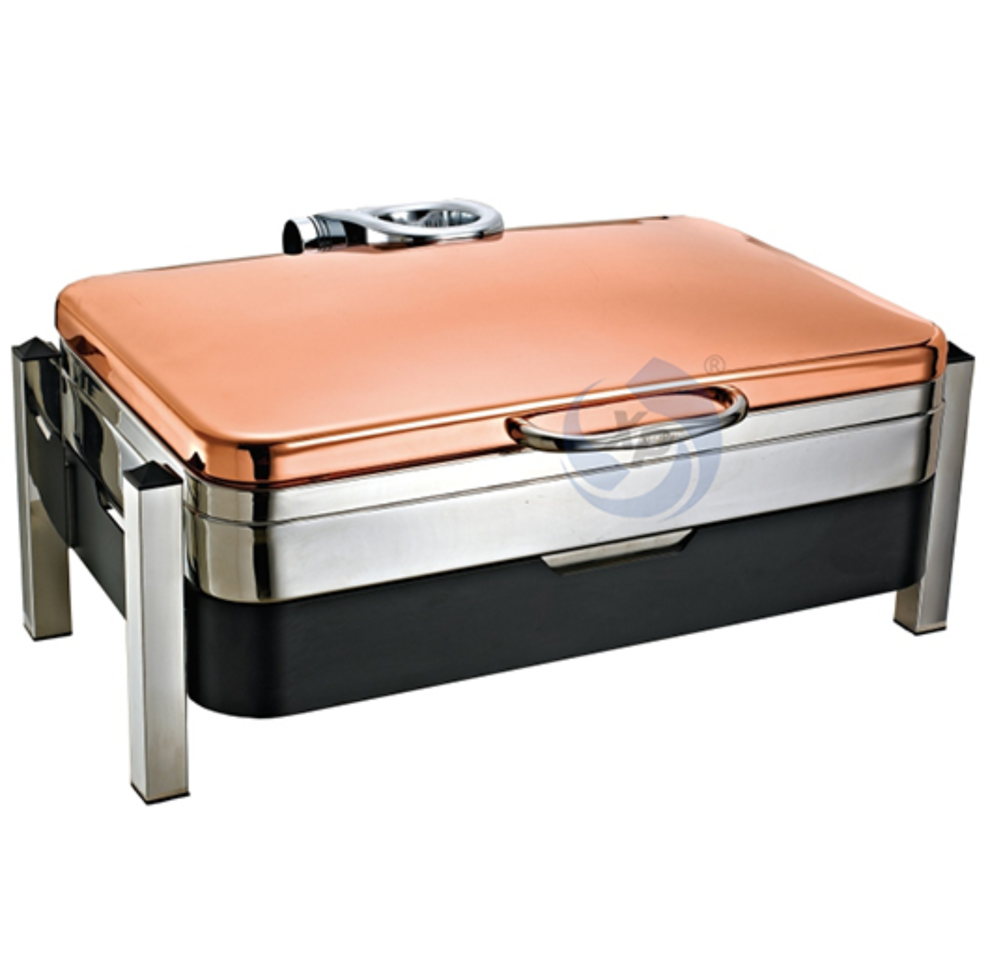 XINGPAI Hotel Equipment ​Buffet Stove Rose Gold Food Warmer Electric Heating Chafing Dish