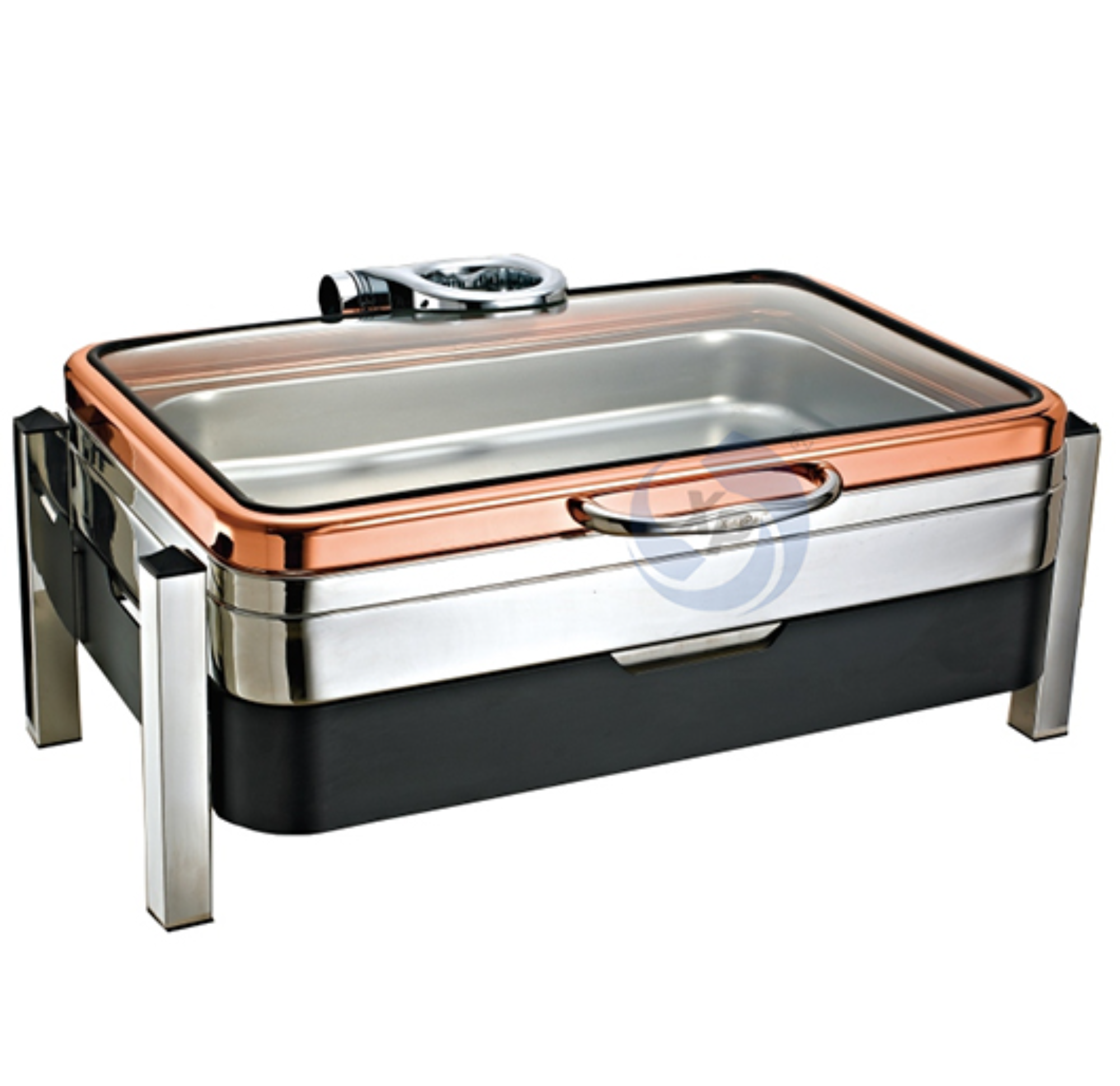 XINGPAI Hotel Supplies 304 Stainless Steel 9L Rectangle Chafing Dish Luxury Cheffing Dishes For Wedding Banquet