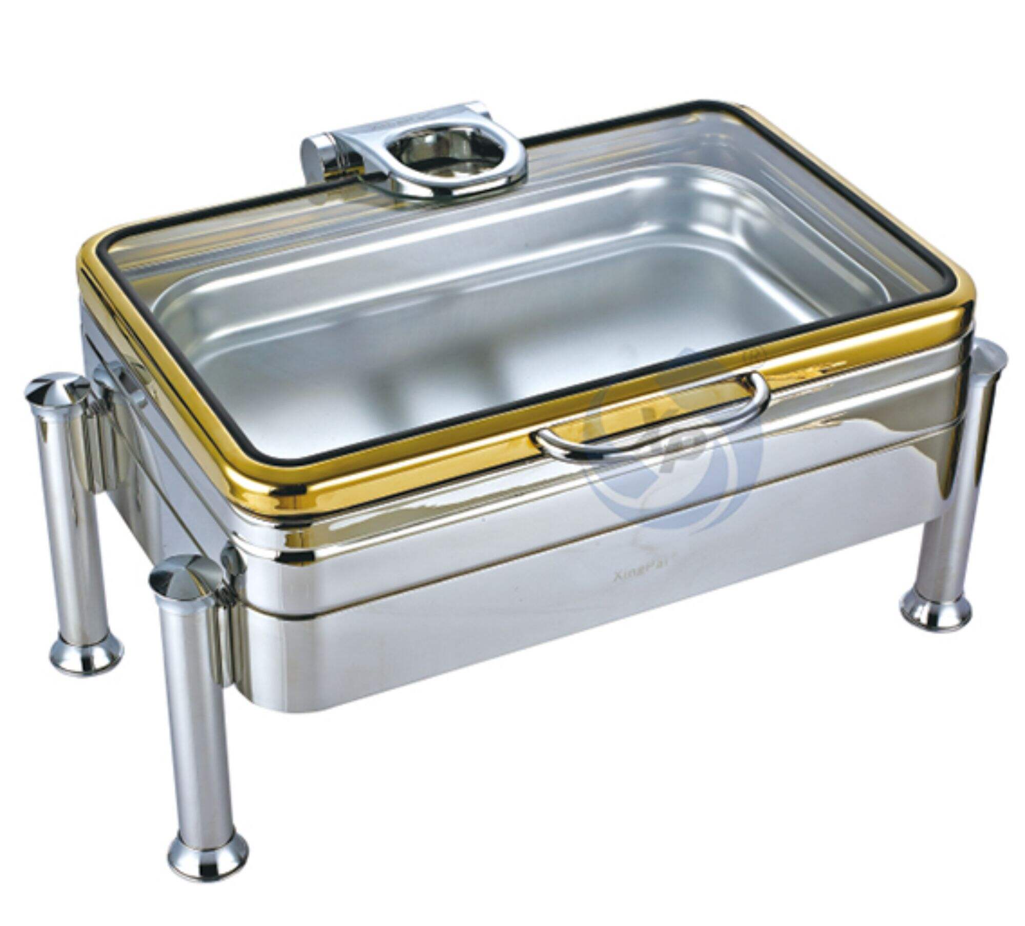 XINGPAI Commercial Catering Equipment Chafing Dish Gold Chafer Chaffing Dish Buffet Set For Sale