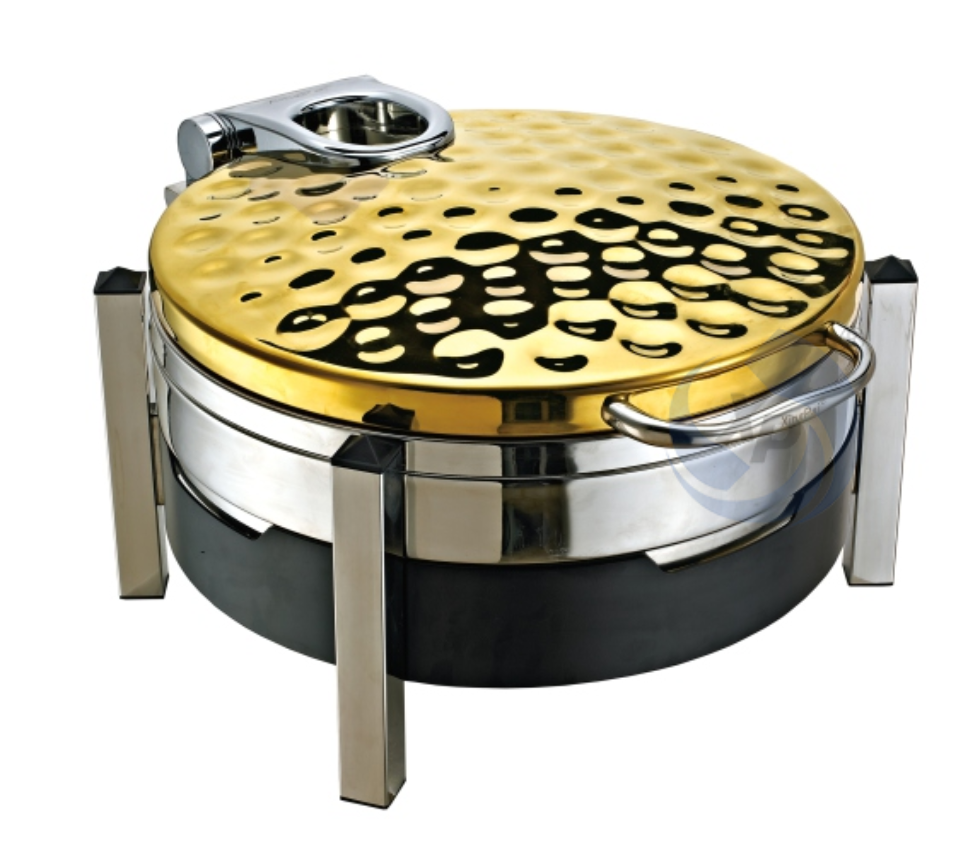 XINGPAI Restaurant Hotel Supplies Hydraulic Round Chafing Dish 304 Stainless Steel Chaffing Dish