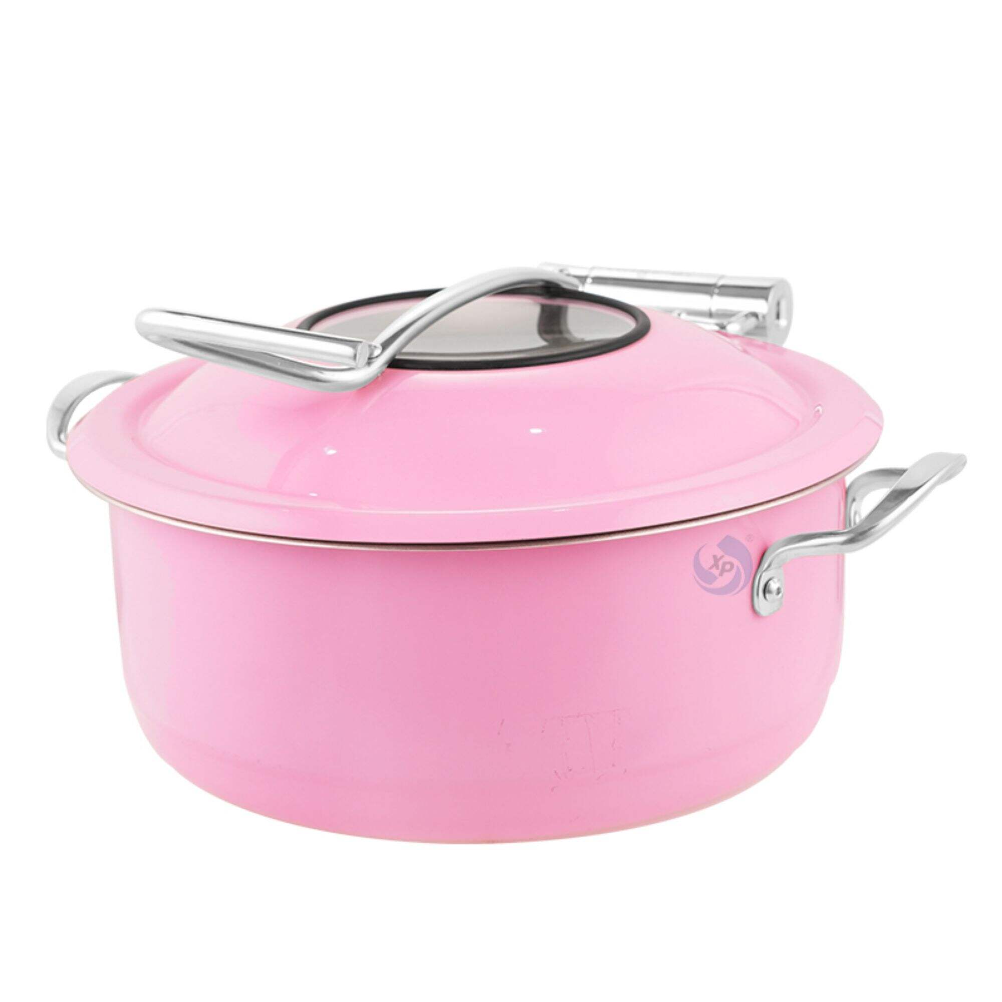 XINGPAI Catering Equipment ​Chafing Dish Pour Buffet Pink Color Food Warmer Sets Chafing Dish Electric Heater