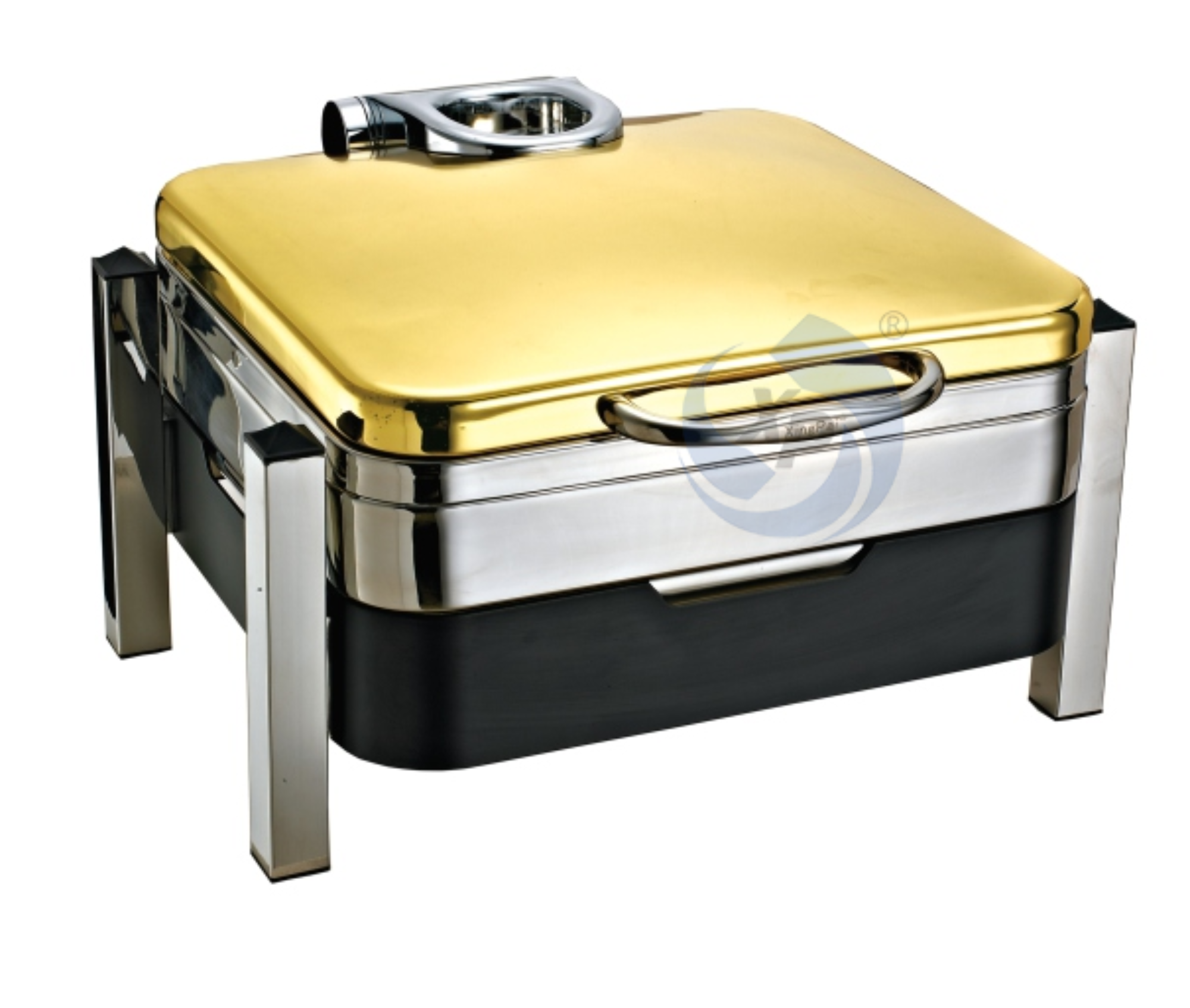 XINGPAI Buffet Equipment ​Chaffing Dishes Buffet Catering Stainless Steel Square Silver Electric Chaffing Dish