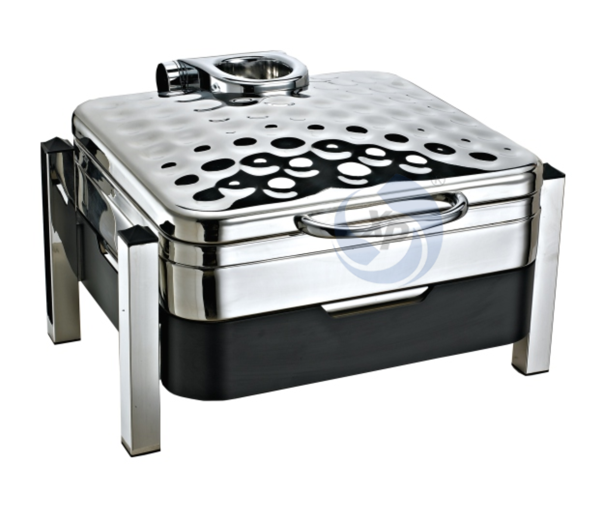 XINGPAI Buffet Equipment Stackable Food Warmer Set Hammered Chafing Dishes Silver Color Chefing Dish