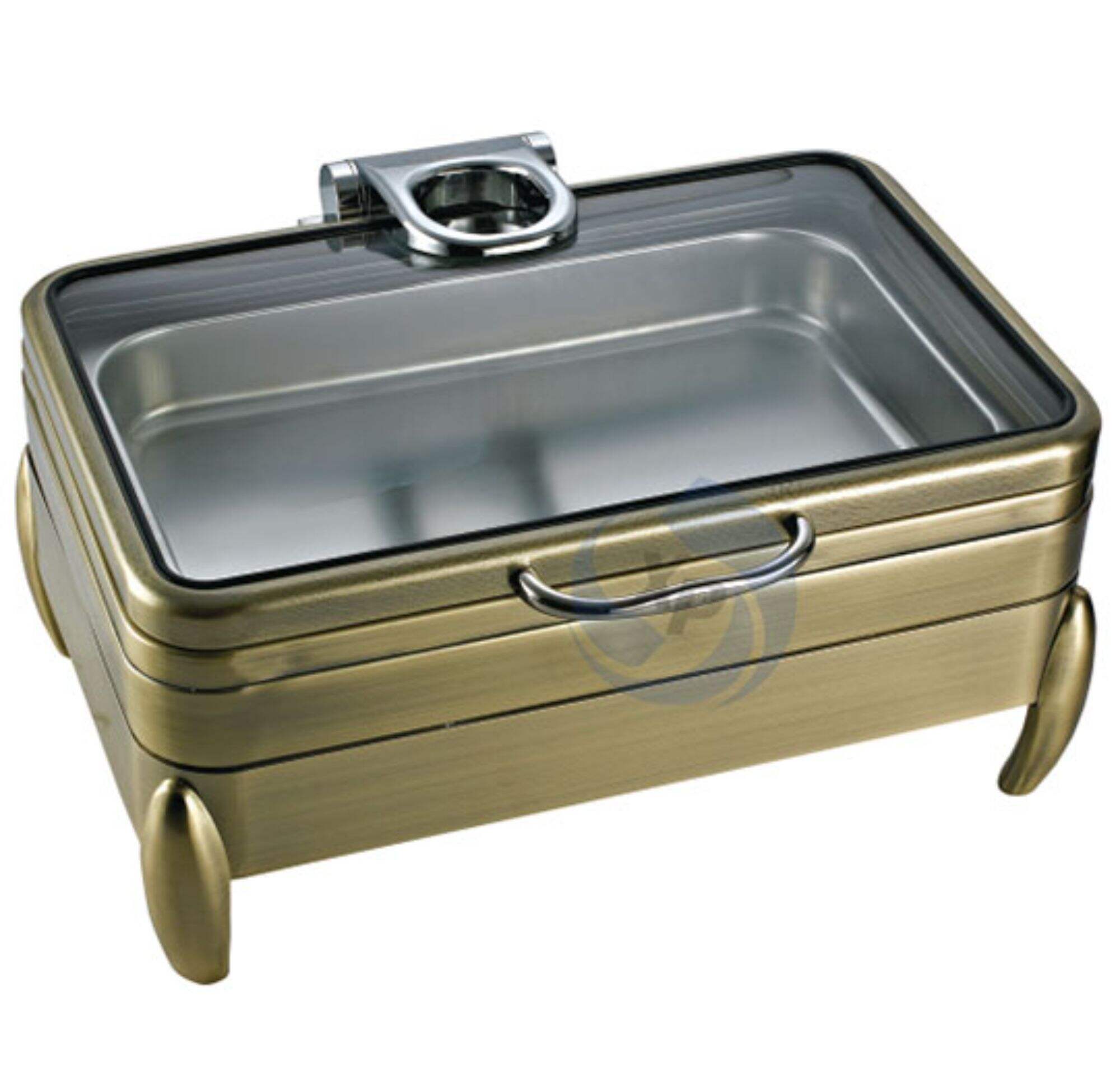 XINGPAI Commercial Catering Equipment Bronze Chafing Dish Electric Hot Pot Chafer Dishes Food Warmer Set For Buffet