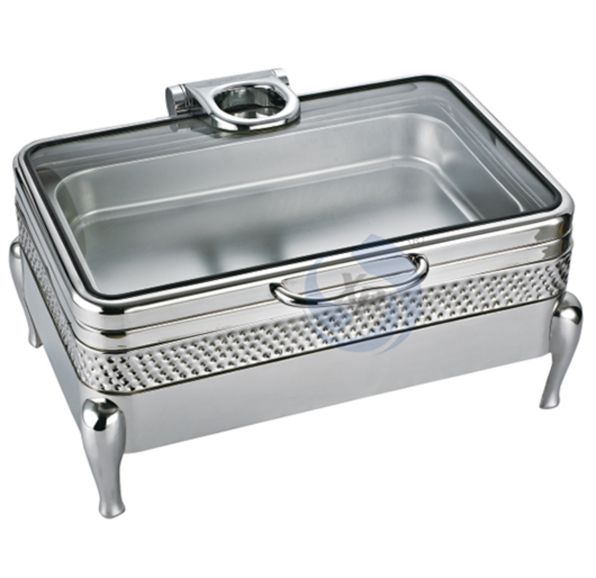 XINGPAI Hotel & Restaurant Supplies Silver Chafing Dish Hammered Chafing Dish Buffet Set Stainless Steel