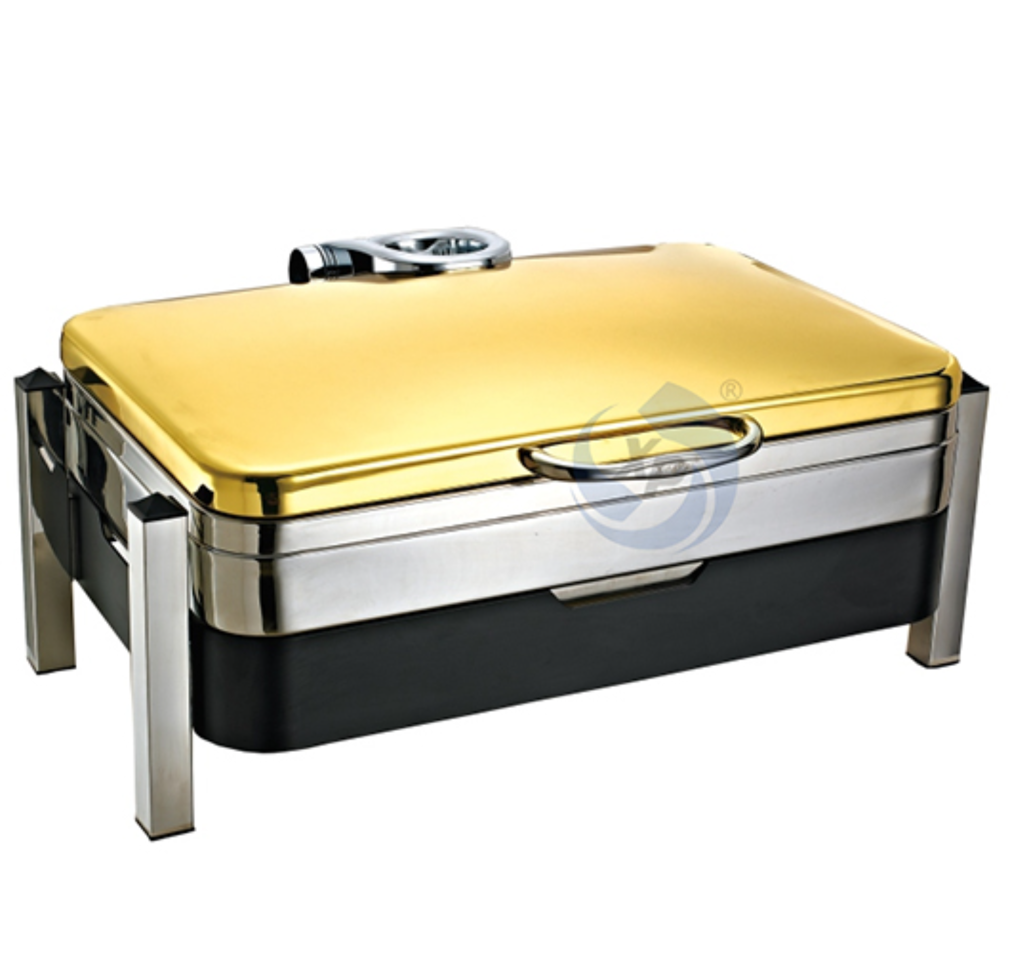 XINGPAI Catering Equipment Rectangle Chafing Dish Food Warmer Electric Chafing Dish Luxury Buffet Stove