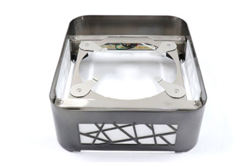 XINGPAI Hotel Supplies Food Warmers Buffet Chafing Dish Arabic Hydraulic Chafing Dishes With LED Case factory