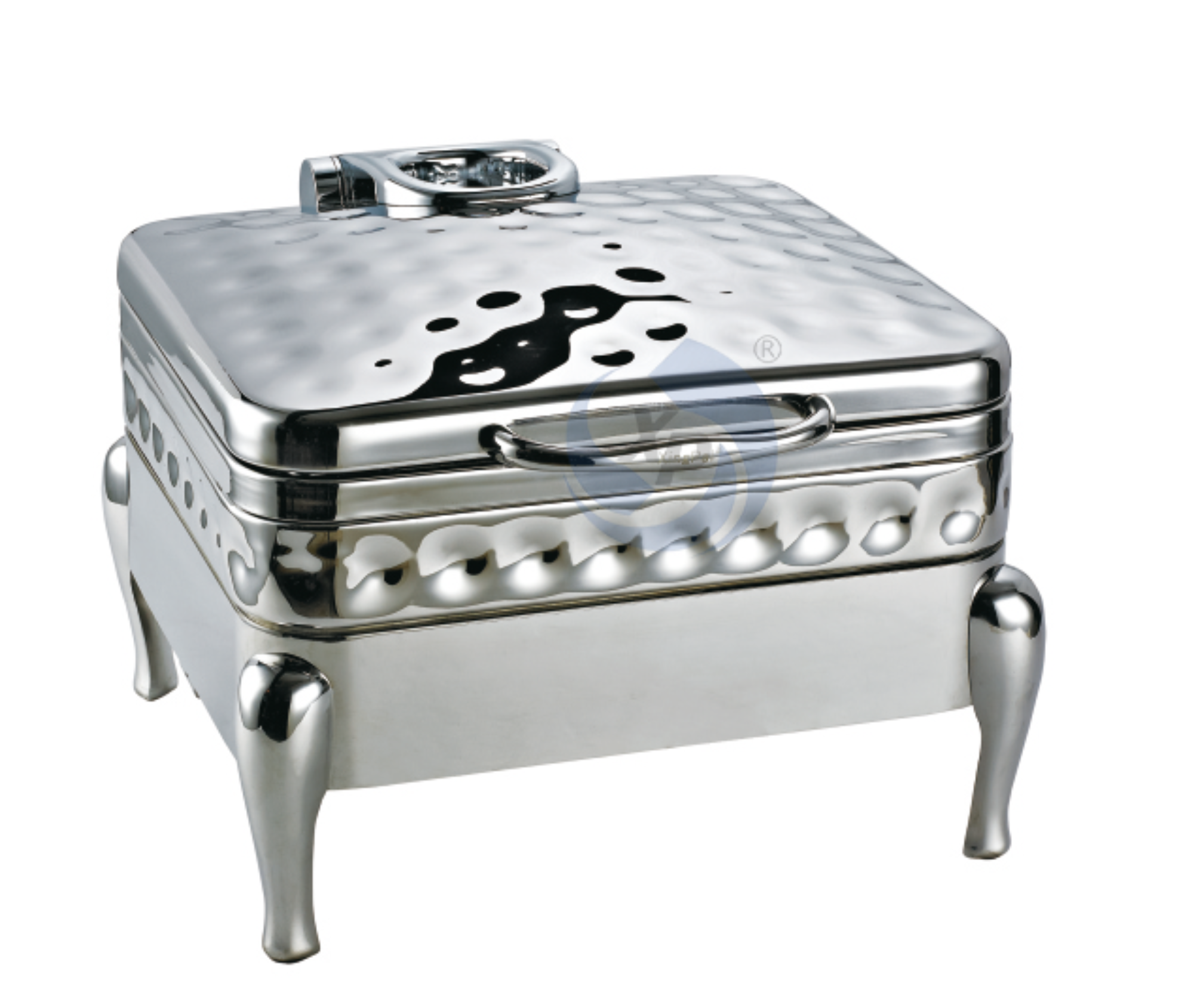 XINGPAI Restaurant Equipment 304 Stainless Steel Hammered Chafer Dish Buffet Set For Hotel Restaurant Party