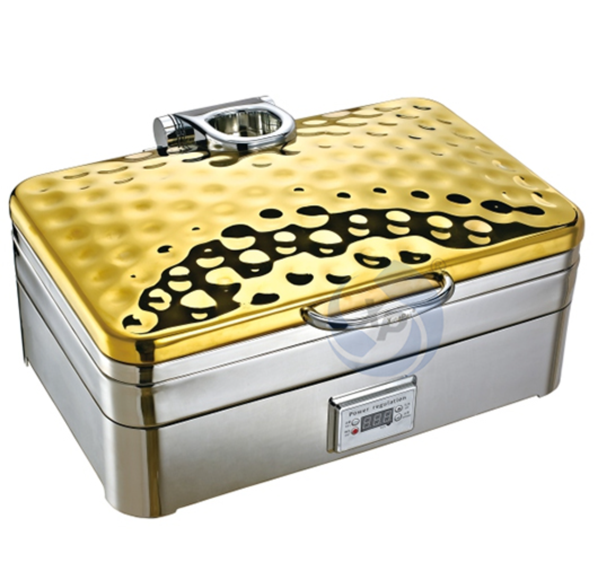 XINGPAI Luxury Chafing Dish Gold Stainless Steel Buffet Servers Food Warmer Gold Silver Buffet Chaffing Dishes For Hotel