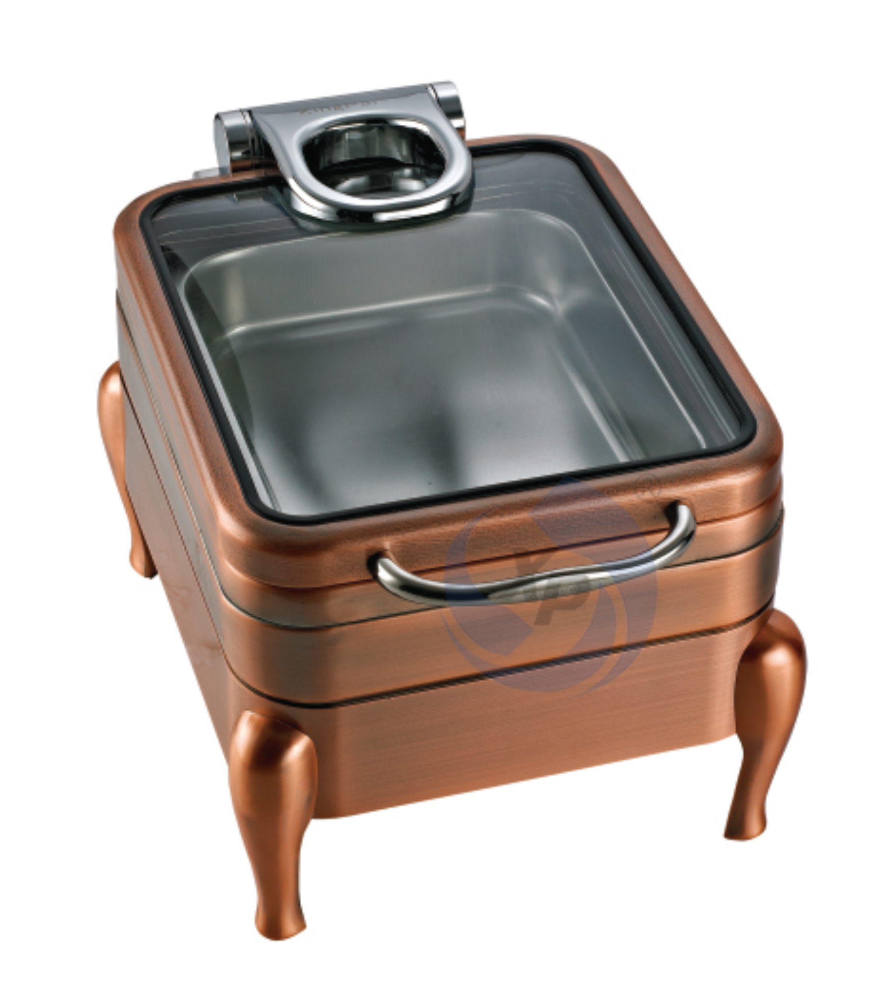 XINGPAI Other Hotel & Restaurant Supplies 4L Mini Rectangle Indian Copper Chafing Dishes For Catering