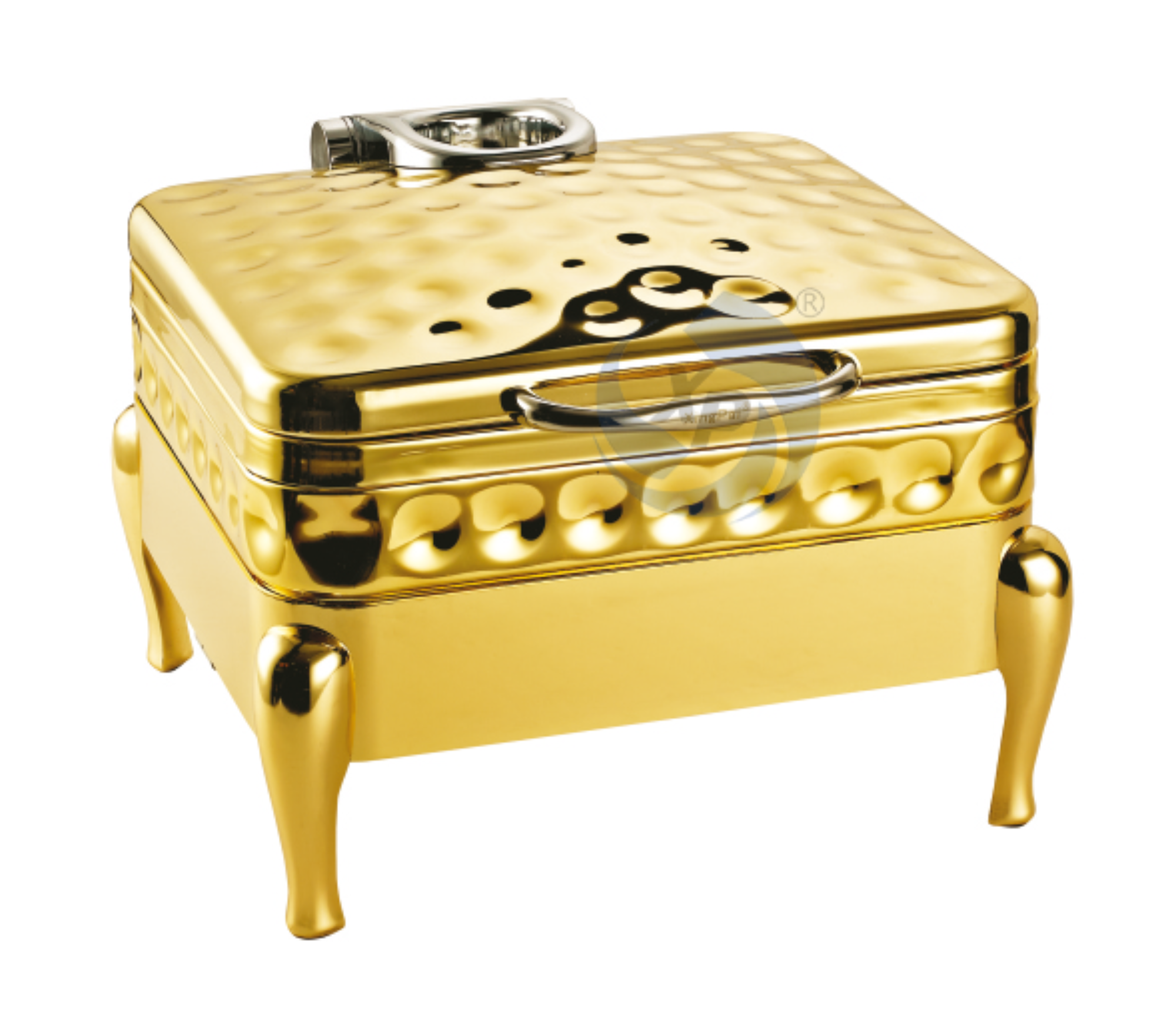 XINGPAI Catering Equipment Buffet Latest Chaffing Dish Gold Hammered Luxury Chafing Dish Food Warmers Set