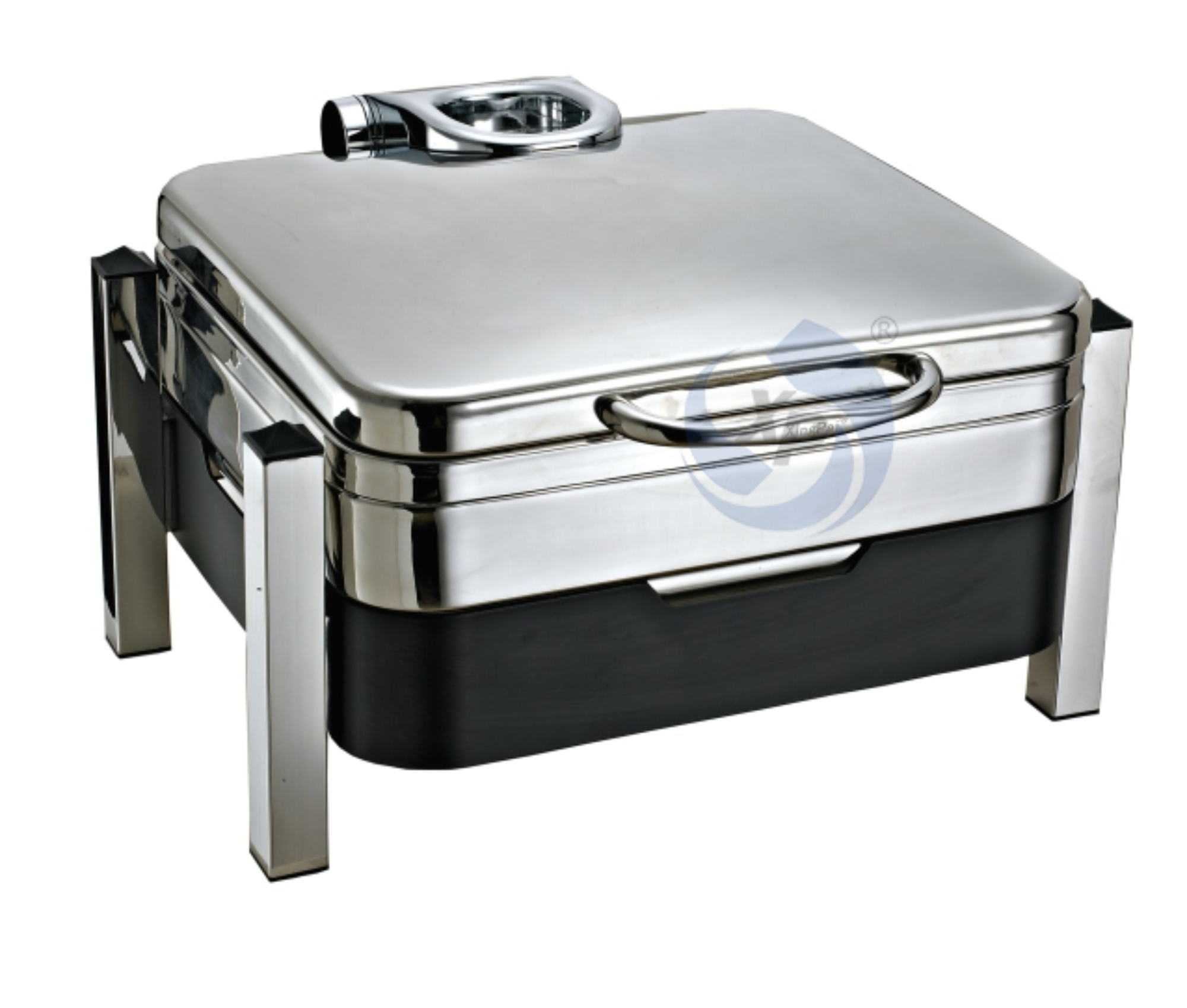 XINGPAI Catering Equipment Chaffing Dishes Buffet Catering Stainless Steel Square Silver Electric Chaffing Dish