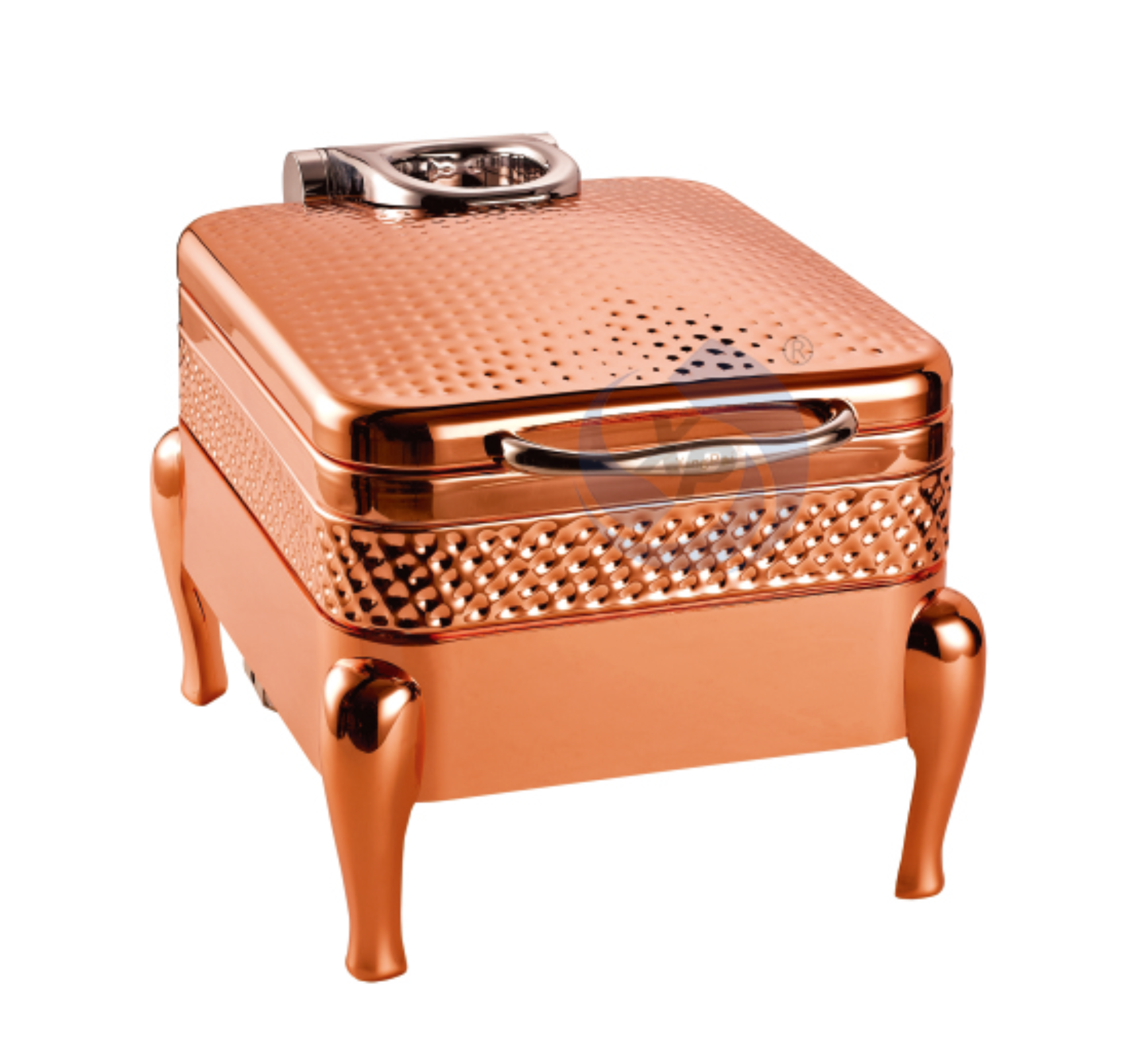 XINGPAI Hotel Equipment 304 Stainless Steel Buffet Stove Chafing Dish Hydraulic Food Warmer Hammered Chaffing Dishes