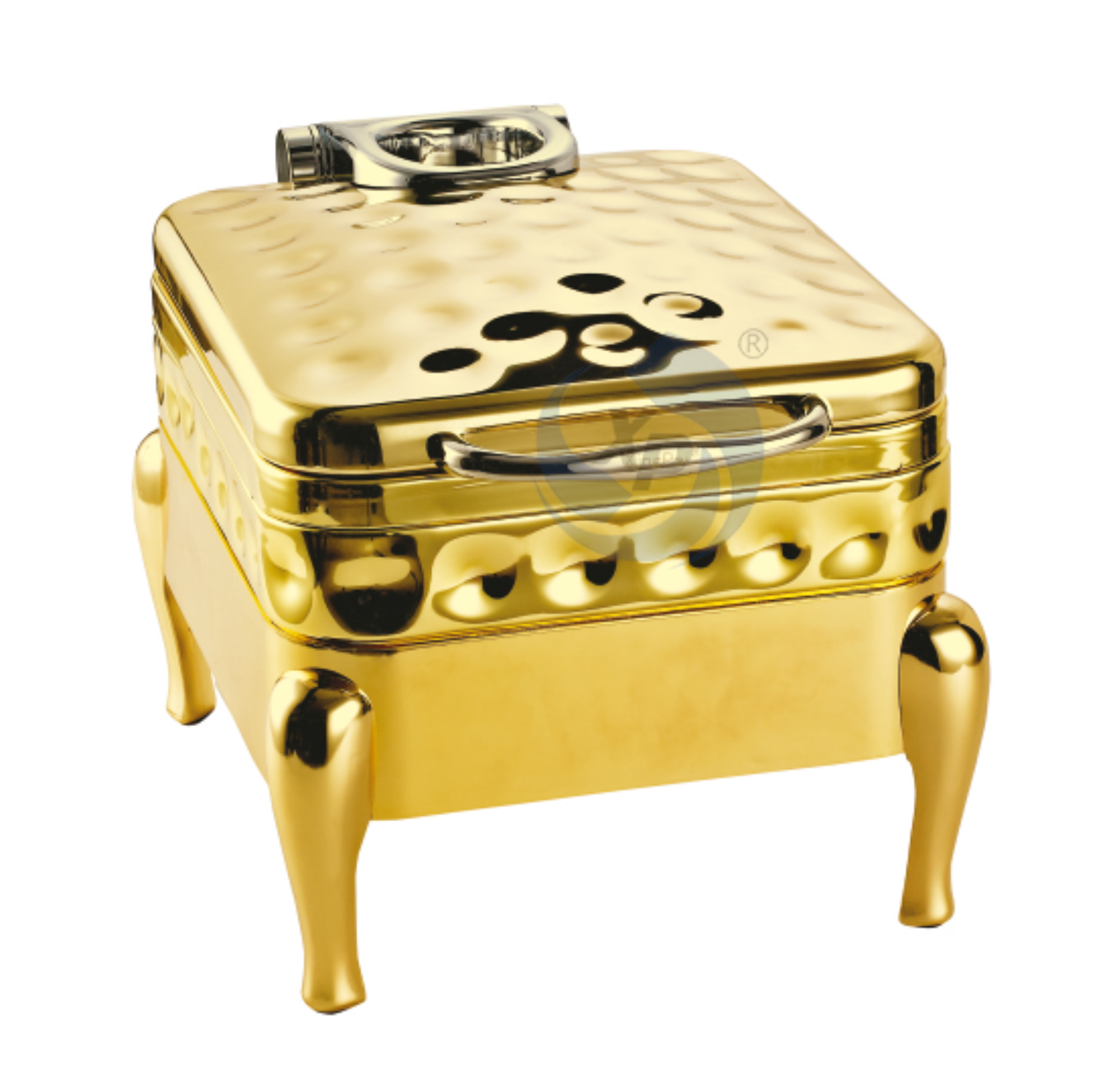 XINGPAI Hotel Restaurant Equipment Royal 4L Chefing Dishes Stainless Steel Gold Chafing Dish Buffet Set In Philippines