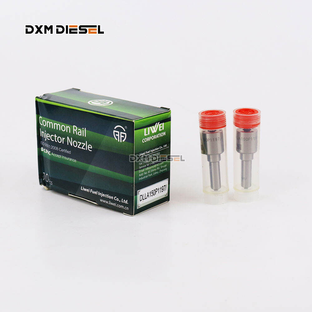 DXM LIWEI high quality new Common Rail Injector nozzle DLLA150P1197 for Injector 0445110126 0445110290 factory