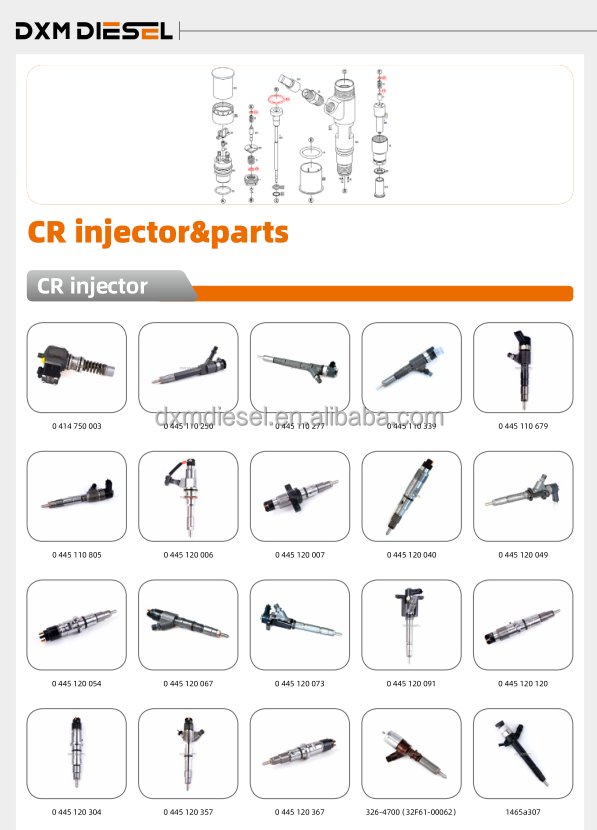 DXM Excavator E320D2 Fuel Injector T419385 454-5091 4545091 factory