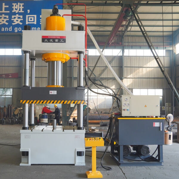 How a 500 ton press transforms materials?