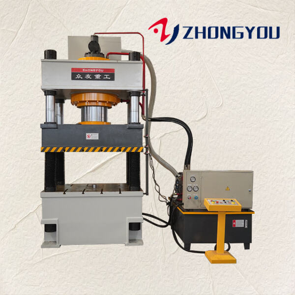 Efficient Four Column Hydraulic Press for High-Volume Production