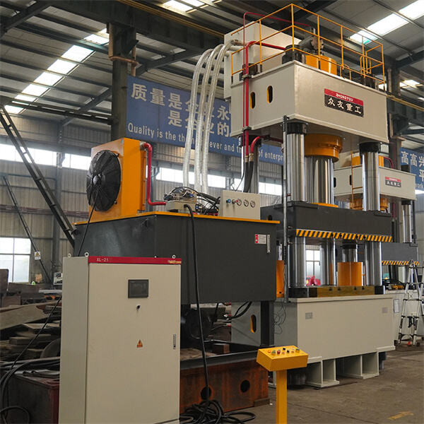 Witness the Power of the 1000 Ton Press Machine in Action.