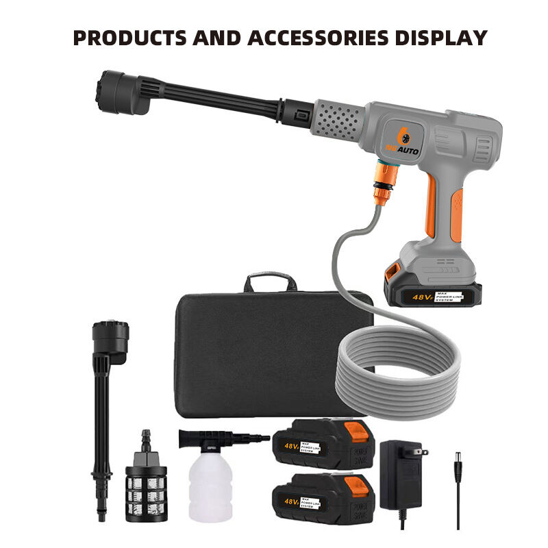 Brushless Cordless car washer with 4.0Ah battery pressure washer