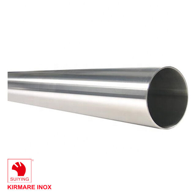 Mirror Polished Stainless Steel Round Pipes 304 manufacture