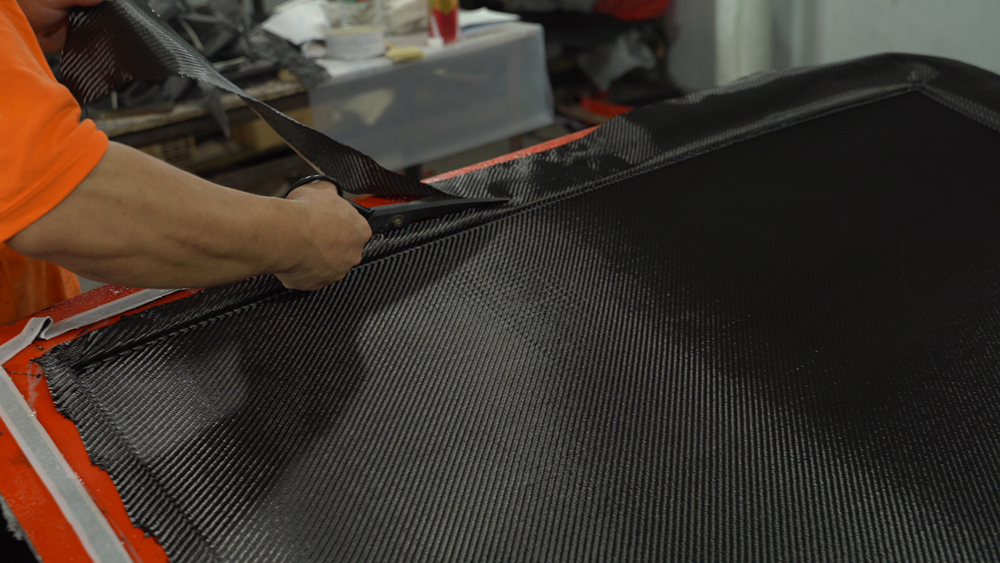 ICOOH Style BodyKit Carbon Fiber Fibre Side Skirt Extention Panel Lip For Mercedes-Benz C Class W205 2015-2021 factory