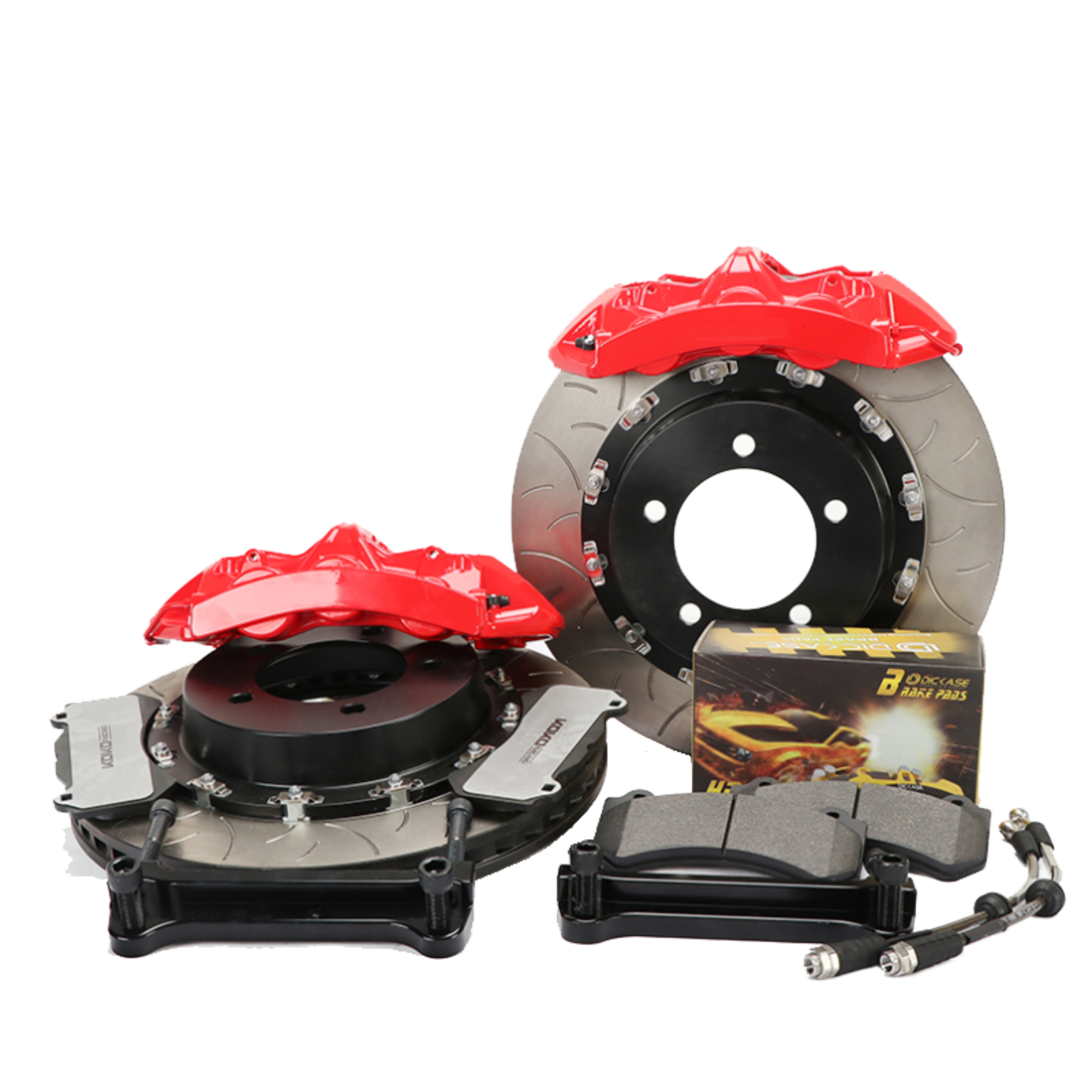 customized big brake kits auto brake systems GT6 brake disc pads caliper for AUDI TT MK1 MK2 MK3