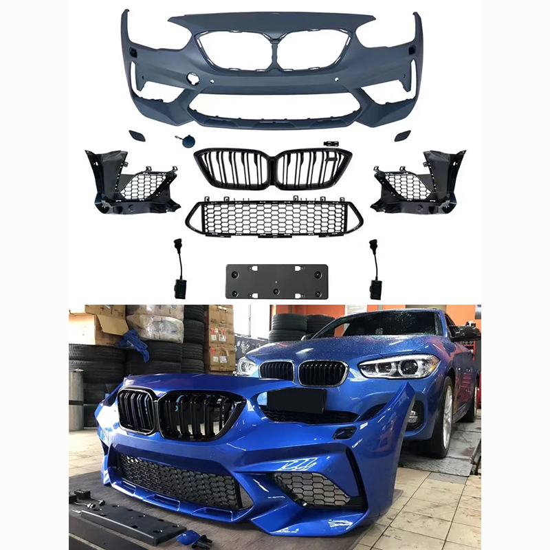 Modified Body Kits F20Lci to M2C Front Bumper Grill for BMW 2 Series F20 2015-2020
