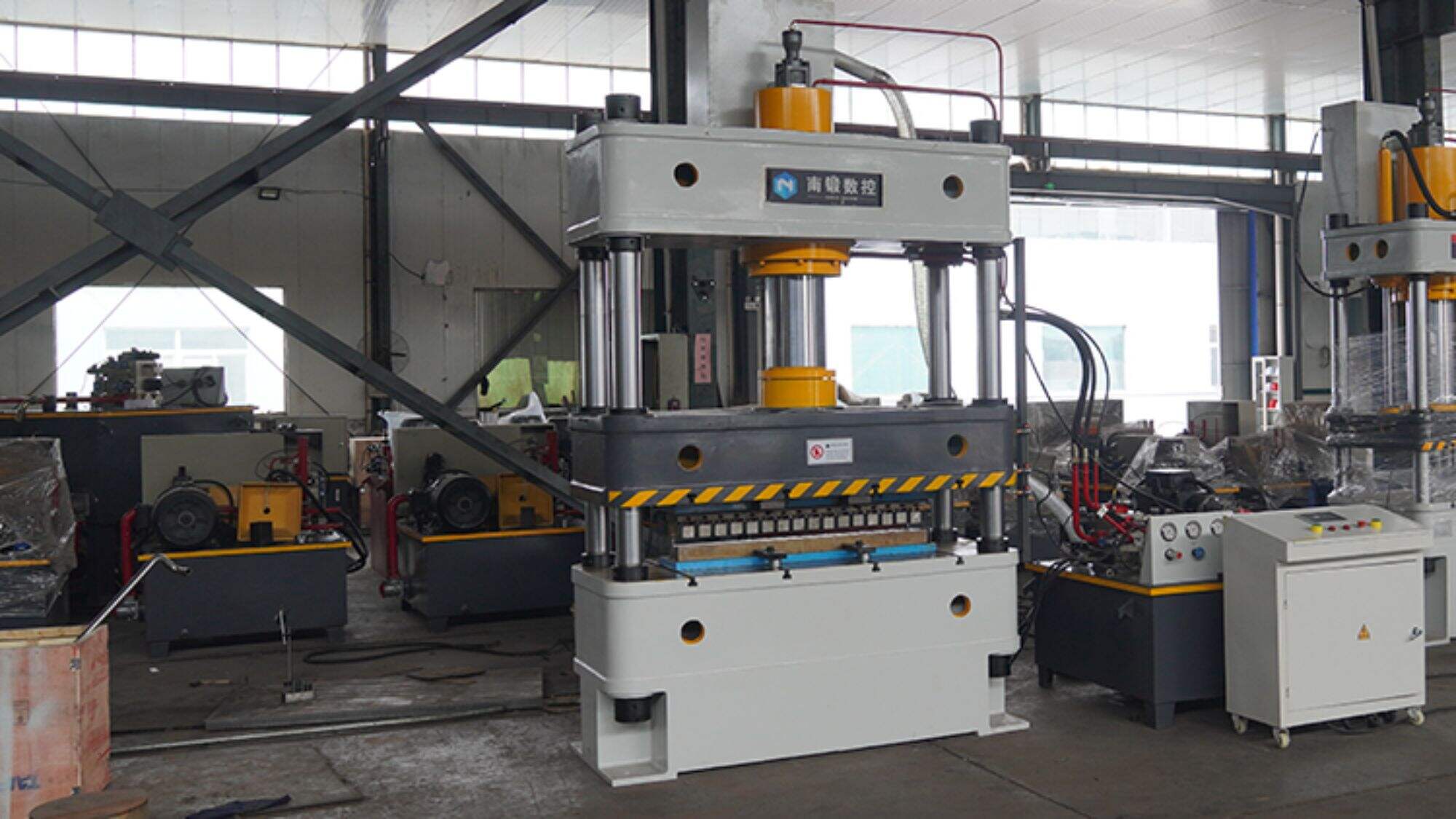 How does the 150-ton steel pipe punching hydraulic press enhance productivity and efficiency in the fabrication of steel components for home appliances?