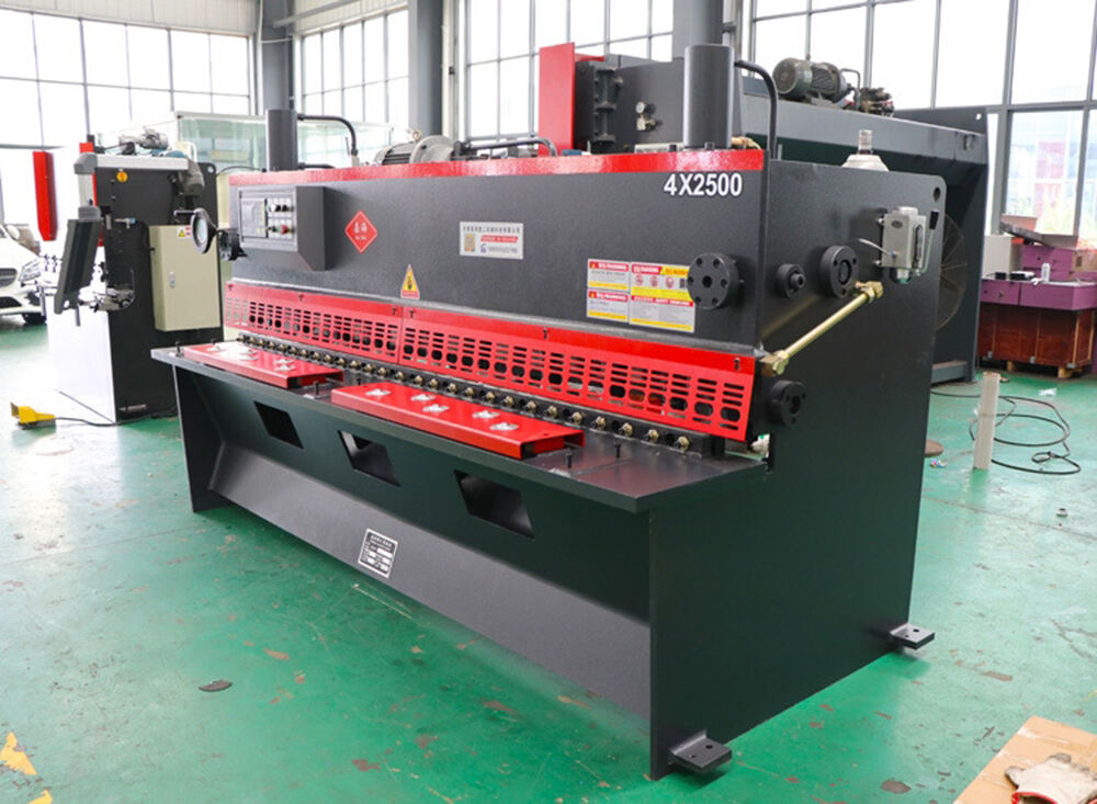 4*2500mm hydraulic guillotine shearing machine supplier