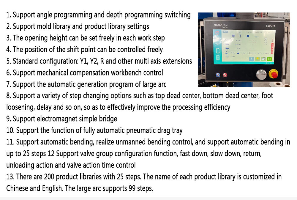 Electro-hydraulic bending machine with HK58T control system factory