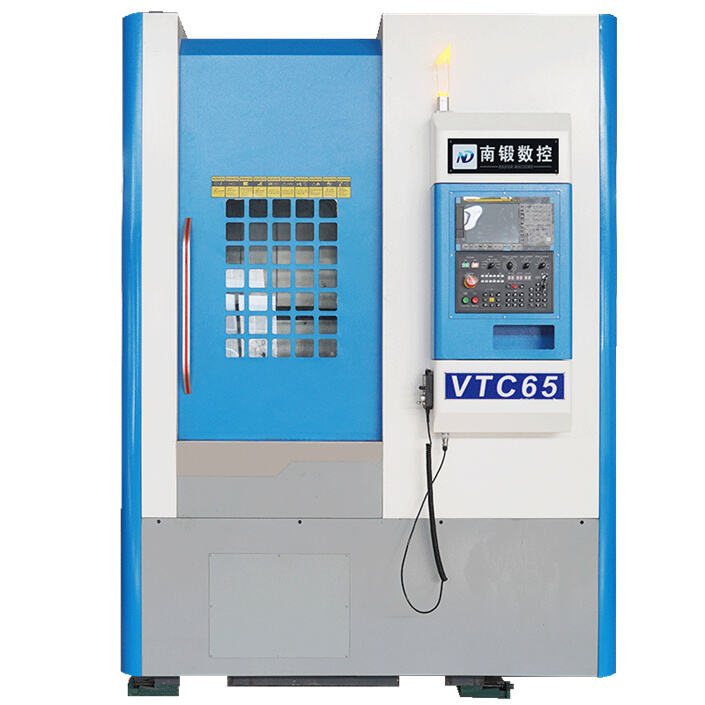 CNC Vertical Lathe VTC-65 is used for flange, brake disc, and wheel hub turning