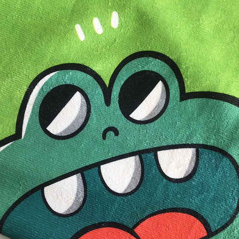 Cheap Wholesale Beach Promotion Logo Towel Reactive Printed Microfiber 70*140cm 250g Beach Towel details