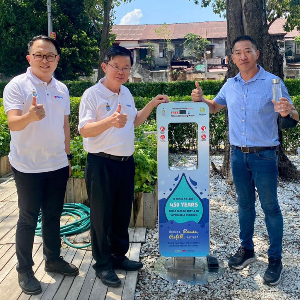 Convenient drinking water stations in Malaysia