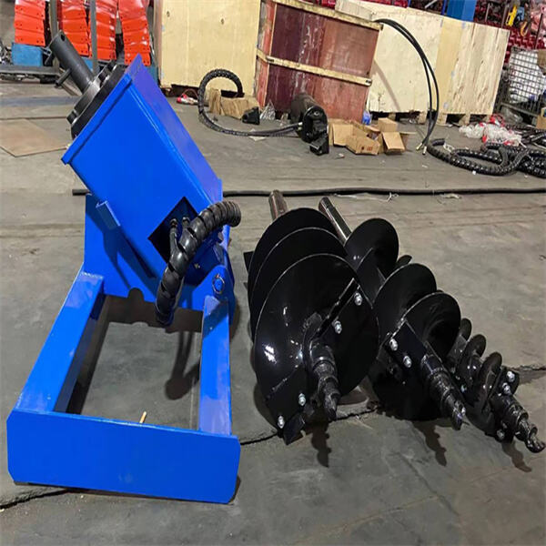 Fiable et durable, l'auger hydraulique pour skid steer u2013 Un gain de temps efficace