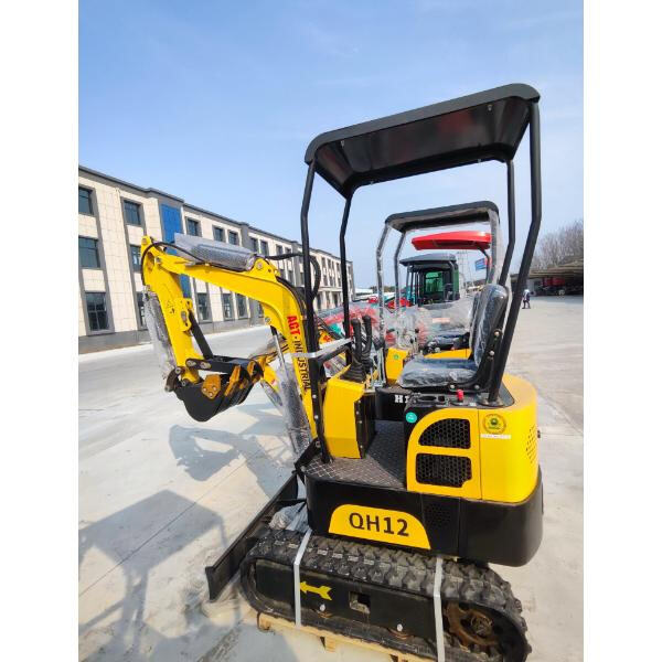 Efficient excavation with the 1 ton capacity machine