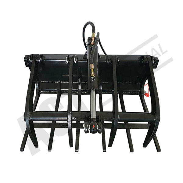 Un grappin hydraulique à racler pour tous vos besoins en aménagement paysager