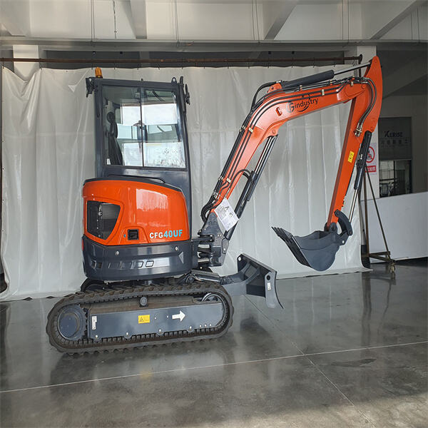 The 40UF mini excavator packs a punch.