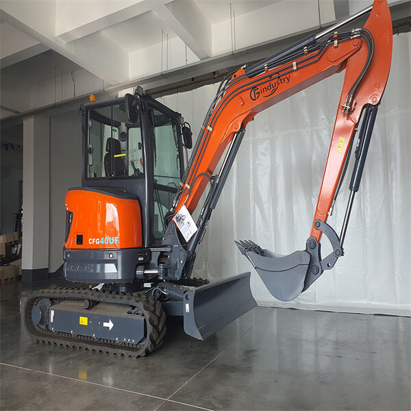 The 40UF mini excavator gets the job done.