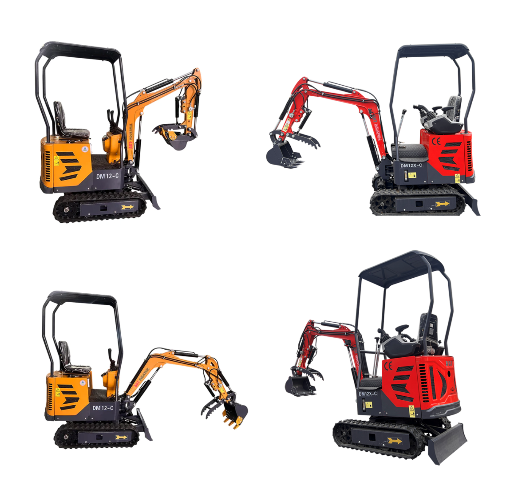 Mini Excavator | AGT Industrial DM12 Series